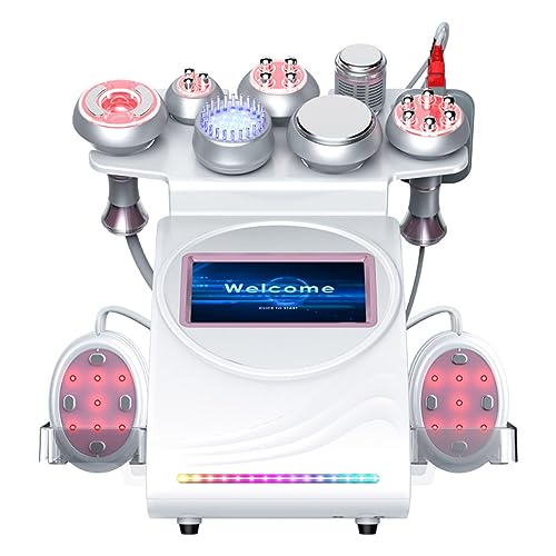 Vacuum 80k Ultrasonic Cavitation machine, 9 in 1 Radio Frequency RF Body Removal Fat Micro-electric Photorejuvenation EMS Weight Loss Machine Anti-wrinkle Sculpting Beauty Device