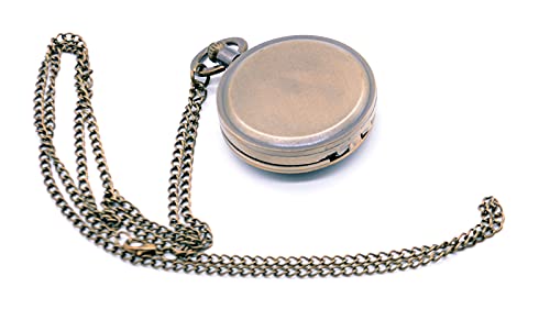 Ddjbdb Mens Pocket Watches With Fob Chain&Necklace Chain Pocket Watch Box Quartz America Department Of The Army Bronze #TOP3