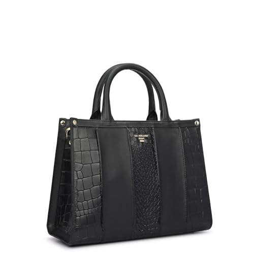 Image of Da Milano Leather Satchel Bag for Women (01742OL)