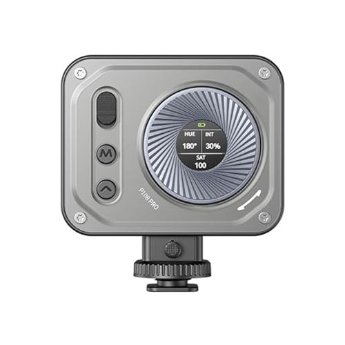Lumière LED vidéo en métal avec batterie rechargeable pour une photographie sans ombre