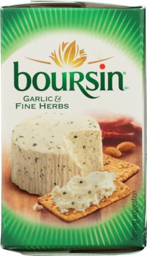 Boursin Garlic and Fine Herb Gournay Cheese, 5 Ounce -- 12 per case.