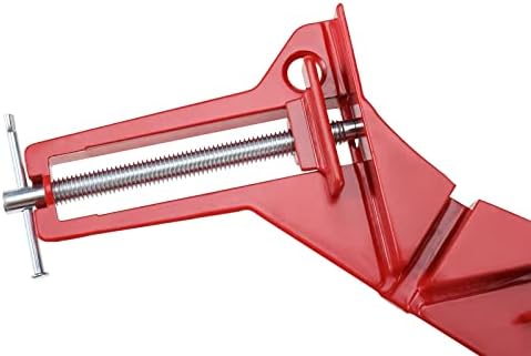 BOOMSART 90 Degrees Right Angle Clamp,4Pcs Woodworking Clamps Set, Adjustable Wood Vice Miter Clamp for Picture Holder Woodworking Holder100mm Aluminium Alloy Corner Clamp