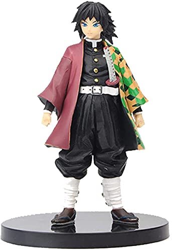 LEHANZ 6.3 pulgadas Tomioka Giyuu Anime Personaje Modelo Estatua Figura Anime Juguete Regalo Decoración Cover