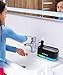 Hand and Dish Soap Dispenser Set for Kitchen, Dual Soap Dispenser with Sponge Holder, 3-in-1 Countertop Soap Pump Dispenser for Kitchen Sink, Useful Kitchen Gadgets - Black