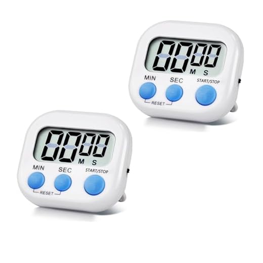 2 Pack Magnetic Digital Kitchen Timer