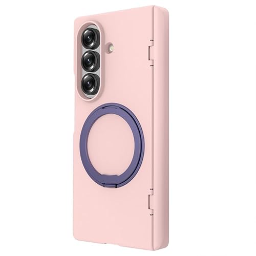 TRIPLE RIVER�EFor Galaxy Z Fold8 �P�[�X �J�o�[ �܂肽���݌^ TPU+�v���X�`�b�N ���C�����X�[�d �Ή� �X�^���h�@�\ �����O�t�� �ی�P�[�X(�s���N)