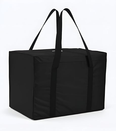 Kuber Industries Nylon Under Bed Organizer Storage Bag for Clothes,Toys and Stationery|Foldable Garment Organizer for Ward...