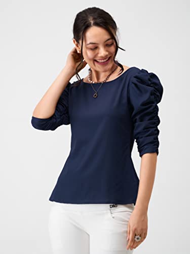Image of AASK Casual Solid Women Top