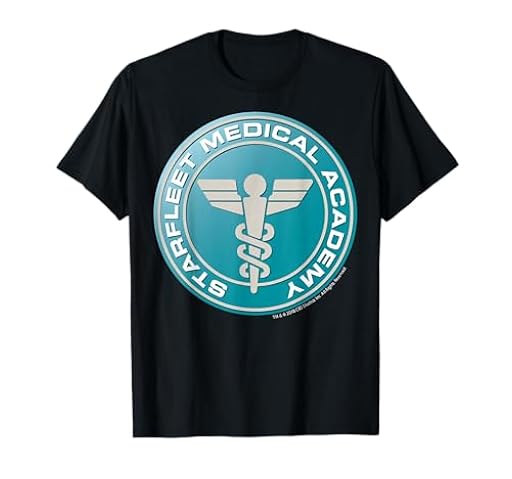Escudo de la Academia Médica de la Flota Estelar de Star Trek Camiseta | Ya disponible en tu tienda friki favorita! En mundofriki.es!