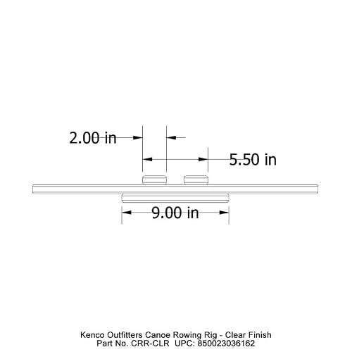 Kenco Outfitters Canoe Rowing Rig #TOP2