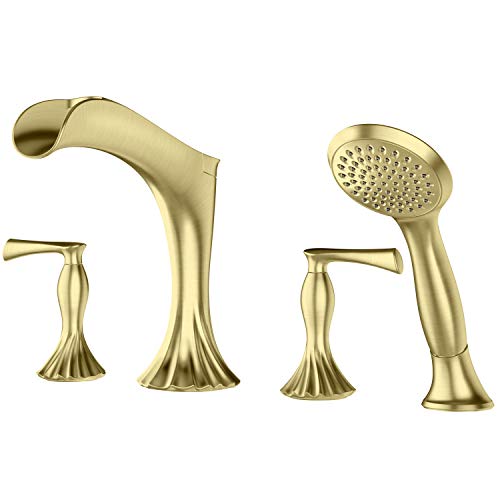 Pfister LG6-4RHBG Rhen Roman tub Trim with handshower, Brushed Gold Pfister LG6-4RHBG Rhen Roman tub Trim with handshower, Brushed Gold
