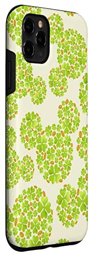 Coque iPhone 11 Pro Max Mickey Disney trèfle vert protège votre smartphone avec élégance
