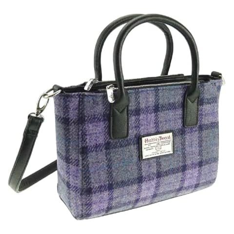 Bolso de mano morado Harris LB1228 Brora de Glen Appin Cover