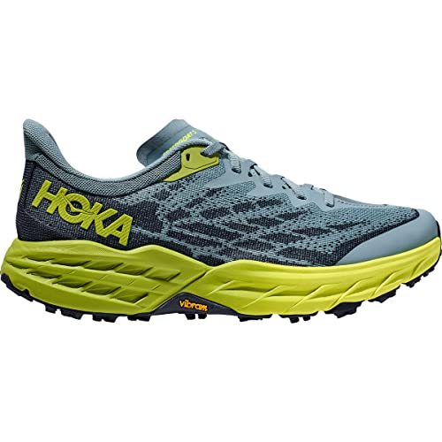 Image of Men's Speedgoat 5 WIDE (SBDCT - Stone Blue /Dark Citron)