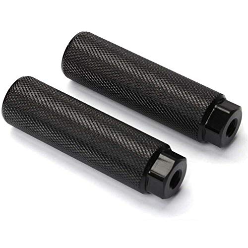 image for YILE 2Pcs 3/8 inch-26 Teeth Aluminum Alloy Bike Pegs Non-Slip Lead Foo