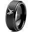 Black Step Bevel Tungsten