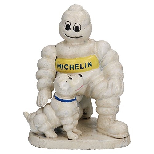AB Tools Michelin Man with Dog Statue Figurine Bibendum Tyres Cast Iron...