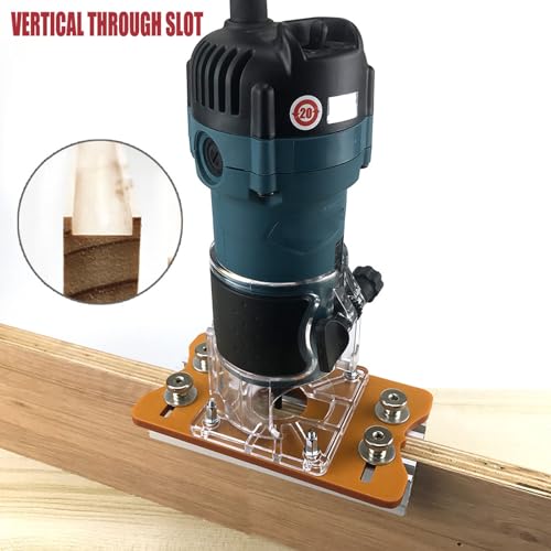 2 in 1 Invisible Fastener Slotting Bracket, Woodworking Router Base - Image 4