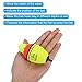 PATIKIL 1.4oz Lighted Fishing Slip Bobbers, 3 Pack EVA Green Red LED Light Up Fishing Float for Night Fishing, Yellow