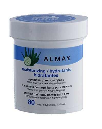 Almay Moisturizing Eye Makeup Remover Pads, 80-Pads