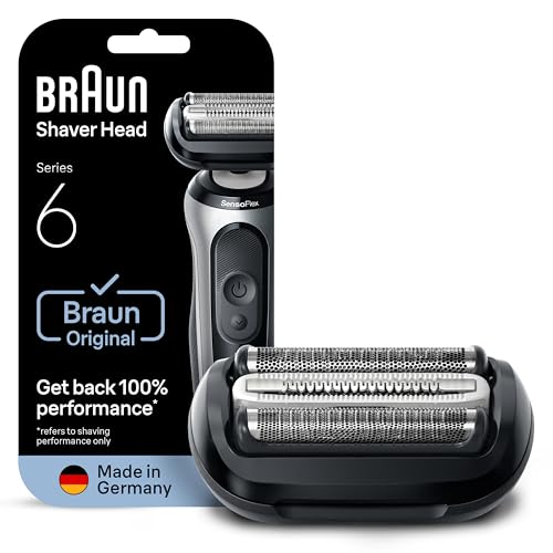 Braun Serie 6 64B, Testina Braun Serie 6 ORIGINALE Per Rasoio Elettrico Barba, Recupera il 100% delle Prestazioni Del Tuo Regolabarba Uomo, Compatibile Con I Rasoi Series 6 60-, 61-, 62-