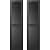 14.5"W x 48"H Builders Edge Shutters (Per Pair), 002 - Black