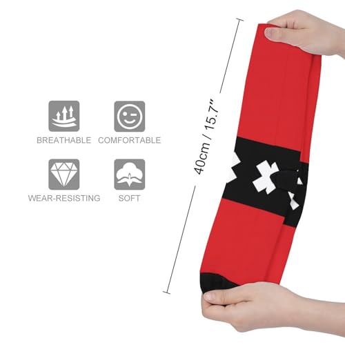 Calculay Gay Pride Rainbow Flag Unisex Knee Socks, Mid-calf Socks, Sports Socks2