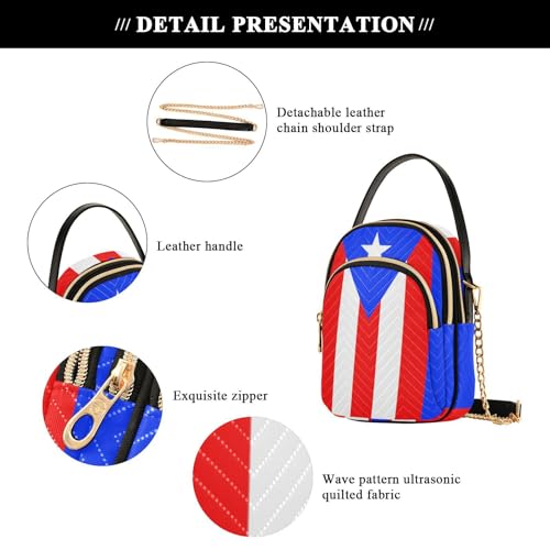 Image of Patriot Flag Cell Phone Purse Crossbody Handbag Durable Shoulder Bag Sturdy Travel Pouch