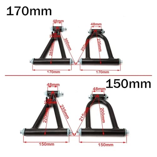 Balancín de suspensión de 170mm para disfrutar rutas off-road en Buggy y Quad 3