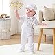 Booulfi Baby Kleidung Jungen 0-3 Monate Baumwollstoff Baby Anzug Junge Hochzeit Taufanzug Taufkleid Junge Weihnachtsoutfit Trachtenhemd