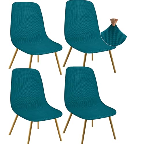 Granbest Jacquard Verdickte Elastisch Essen Stuhlhussen, Niedriger Rücken Stuhlabdeckun für Hotel,Bankett,Hochzeit,Partei Deko