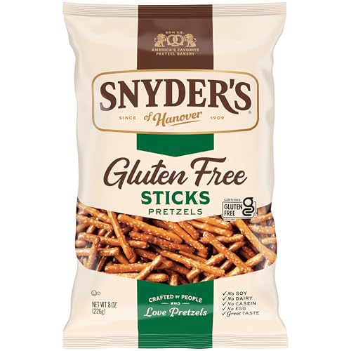 Snyder's of Hanover Pretzels, Gluten Free Pretzel Sticks, 8 Oz