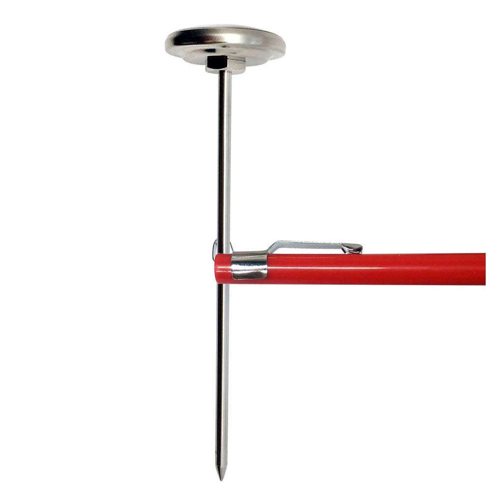Thermomètre à Lait Barista - Sonde Acier Inox 193mm | Pour Cappuccino, Latte Art, Moussage Du Lait