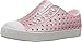 Native Kids Girls' Jefferson Bling Flat, Milk Pink/Shell White, 7 M US Toddler