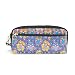 Produktbild Ahdyr Bleistiftetui Cartoon Owls Holiday PU Ledertasche Reißverschluss Rechteckig Großer Stiftbeutel Beutel Walle Makeup Kosmetiktasche von Studenten oder Frauen
