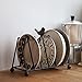 BOOMLATU Cast Iron 7 Place Metal Plate Stand,Vintage Plate Holder Dish Rack