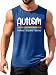 PICKID Autism Awareness Shirts Men: Autism Tank Top Puzzle Graphic Sleeveless Shirt Inspirational Tee Tops