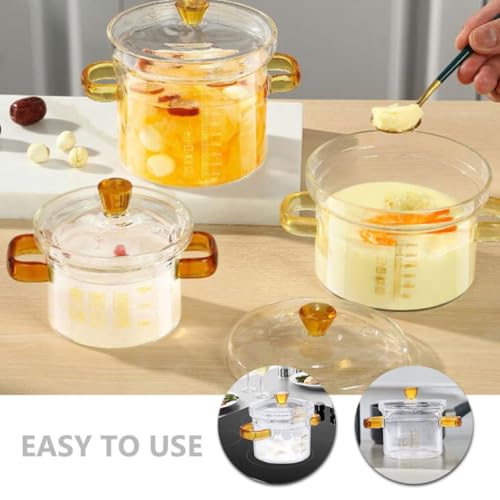 Pot à ragoût en verre transparent pour portion individuelle et cuisson douce - 4