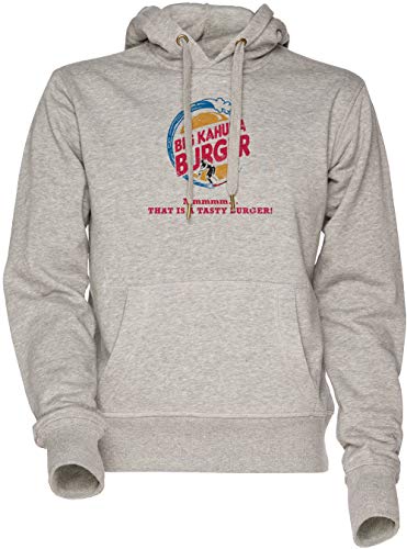 Sweat à capuche Big Kahuna Burger unisexe gris, le sweatshirt streetwear pour homme et femme