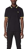 Ajuste entallado. Fred Perry M3600, Polo Para Hombre, Negro (Black 506), X-Small (Tamaño del fabricante:XS)