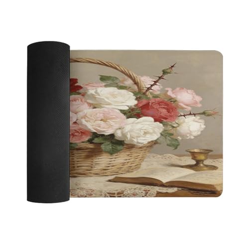 Fleurs De Mai Desk Pad impermeable grande 30x60 cm miniatura 3