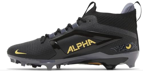 Image of Nike Alpha Menace 4 Elite Football Cleats (FD7036-600, University Red /Team Red /Black /White)
