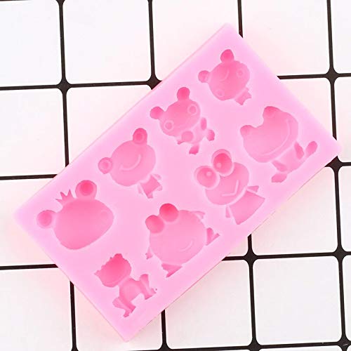 YTYASO 3D Kikker Siliconen Mallen Cake Decorating Tools Fondant Chocolade Gumpaste Mould Polymeer Klei Snoep Mallen Cake Bakken Mold