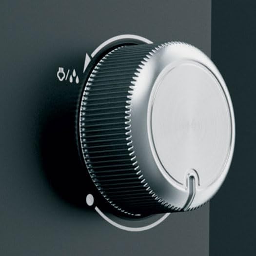 Close-up of the steam control knob on the Swan SEM8B