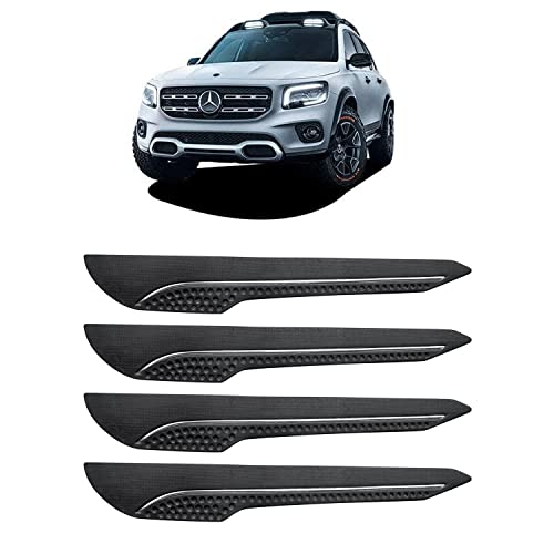 Image of AOSIS-Car Bumper Protector /Bumper Guard for Mercedes-BenzGLB with Single Chrome Stripe (4-Pcs)
