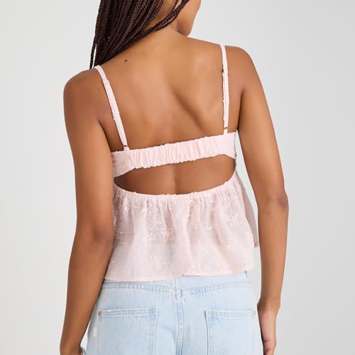 Womens Y2k Babydoll Cami Tank Ruffle Hem Sleeveless Flowy Top Teen Girl Summer Fairy Shirt Fitted Streetwear3