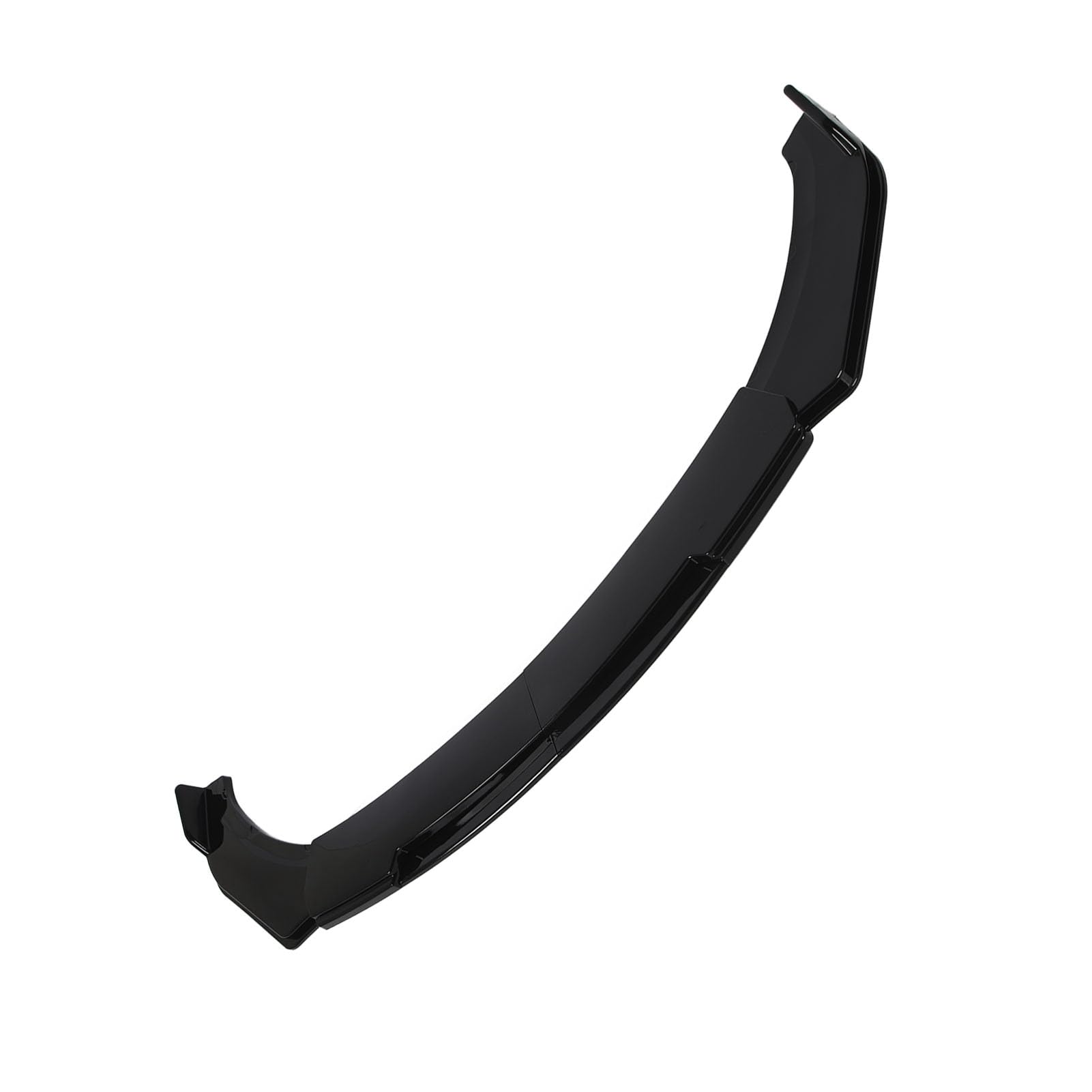 Splitter per Labbra Paraurti Anteriore, Nera Lucido 150 Cm, Aspetto Arricchito per il Paraurti Anteriore, Universale per Accordo, Civico, ABS (Labbro nero)
