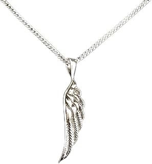 シルバー925ネックレス/フェザー 羽根 翼/SILVER925/ ??