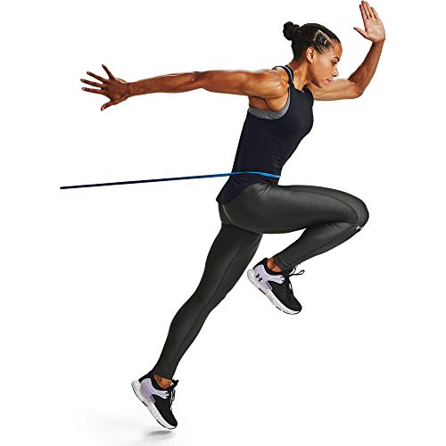 Under Armour womens Heatgear Armour high Waisted leggings , Baroque Green (310) Metallic Silver , X-Small