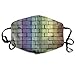 Produktbild SDGSS Mouth Maske,Bricks Rainbow Anti-dust Winter Warm Polyester Ear Loop Face Mouth Mask for Man